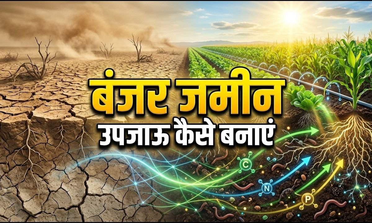 बंजर जमीन को सोना बनाने का वैज्ञानिक तरीका | How to Improve Soil